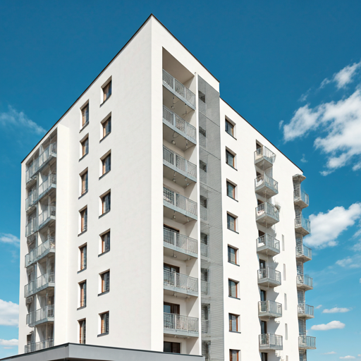 Architektur moderner Wohnungsbau